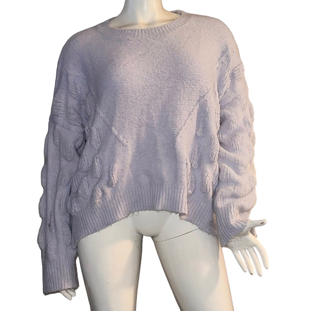 Lumiere lilac slouchy sweater
